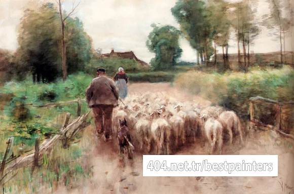 Mauve_Anton_Bringing_Home_The_Flock