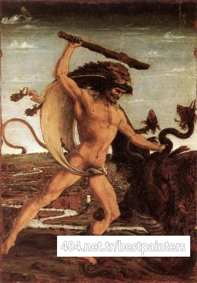 POLLAIUOLO_Antonio_del_Hercules_And_The_Hydra