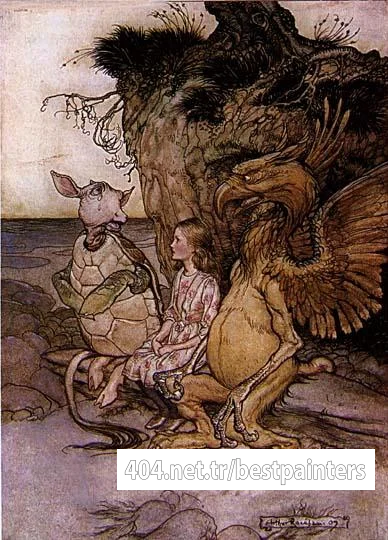 Rackham_Arthur_Alice_in_Wonderland_The_Mock_Turtle-s_Story