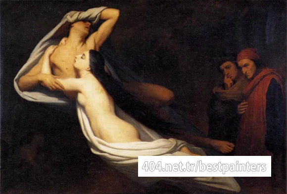 SCHEFFER_Ary_The_Ghosts_Of_Paolo_And_Francesca_Appear_To_dante_And_Virgil_1855