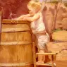 Correa_Benito_Rebolledo_A_Boy_At_A_Water_Barrel