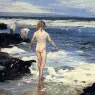 Correa_Benito_Rebolledo_Children_Playing_At_The_Beach