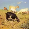 Correa_Benito_Rebolledo_Goats_Grazing_On_A_Hillside