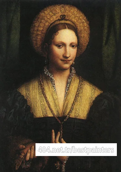 LUINI_Bernardino_Portrait_Of_A_Lady_1525