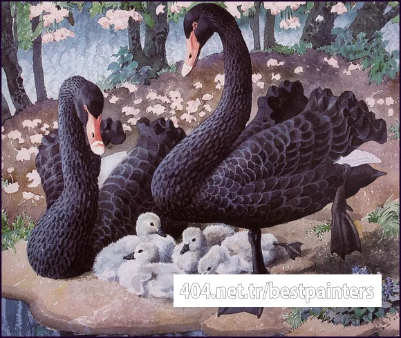 Charles_Tunnicliffe-Index02-04-Black_Swan_Family_je