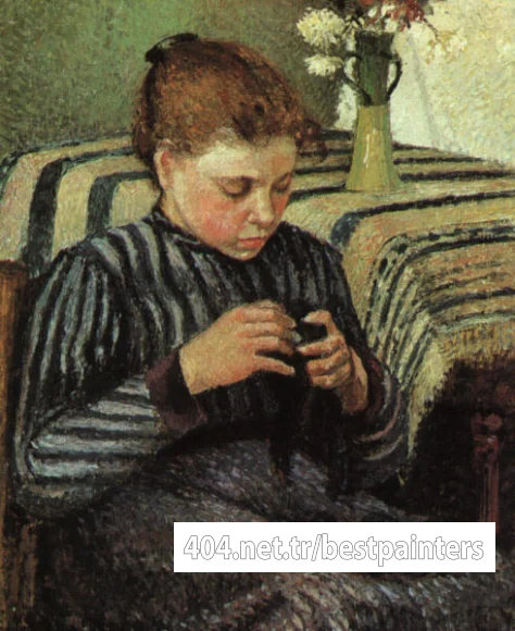 Pissarro_Girl_Sewing_1895