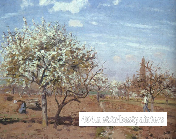Pissarro_Orchard_in_Bloom_at_Louveciennes