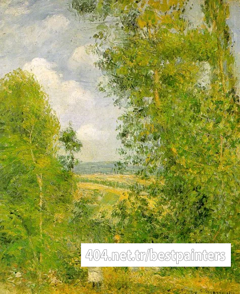 Pissarro_Resting_in_the_Woods_at_Pontoise_1878
