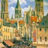 Pissarro_The_Old_Market_at_Rouen_1898