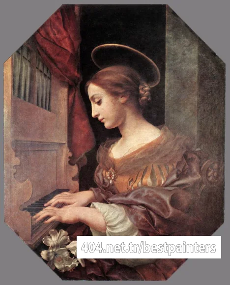 DOLCI_Carlo_St_Cecilia_at_the_Organ