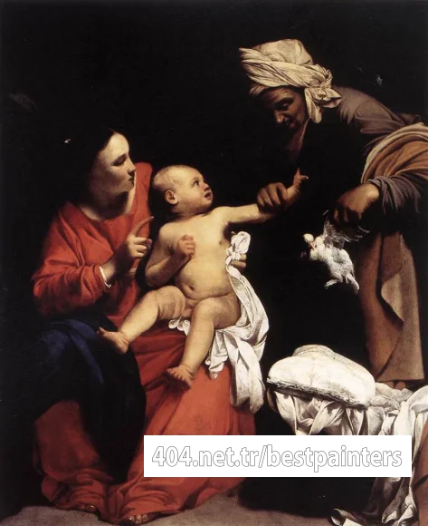 SARACENI_Carlo_Madonna_And_Child_With_St_Anne