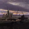 FRIEDRICH_Caspar_David_Boats_In_The_Harbour_At_Evening