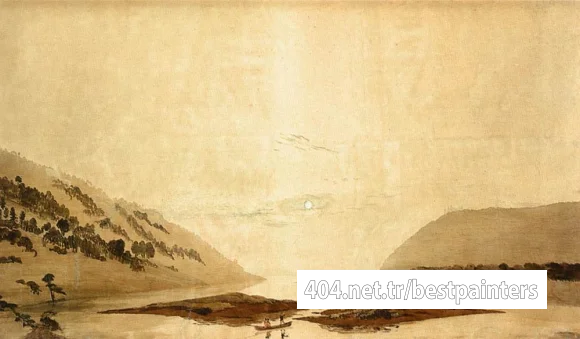 FRIEDRICH_Caspar_David_Mountainous_River_Landscape_Day_Version