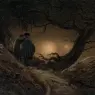 FRIEDRICH_Caspar_David_Two_Men_Contemplating_The_Moon