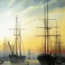 FRIEDRICH_Caspar_David_View_Of_A_Harbour