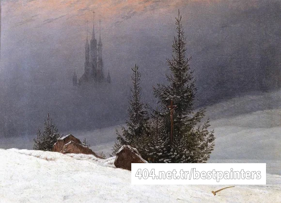 FRIEDRICH_Caspar_David_Winter_Landscape_With_Church