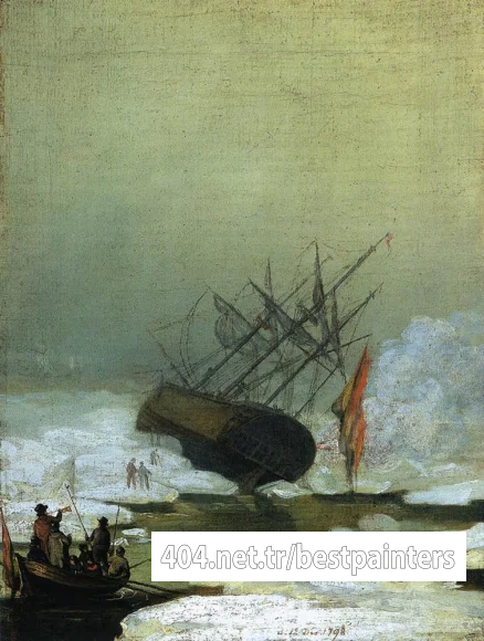FRIEDRICH_Caspar_David_Wreck_By_The_Sea
