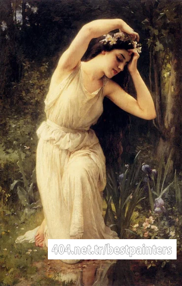 Lenoir_Charles_Amable_A_Nymph_In_The_Forest