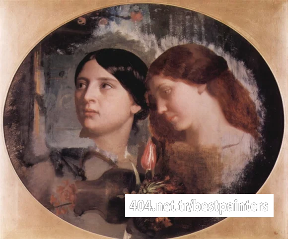Gleyre_Charles_Zwei_Frauen_mit_Blumenstrauss