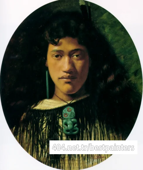Hinemoa_the_belle_of_the_Kainga_1913_64x54.5cm