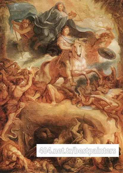 LE_BRUN_Charles_Apotheose_Of_Louis_XIV