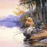 Russell_Charles_Marion_Indian_Camp_Lake_McDonald