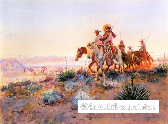 Russell_Charles_Marion_Mexican_Buffalo_Hunters