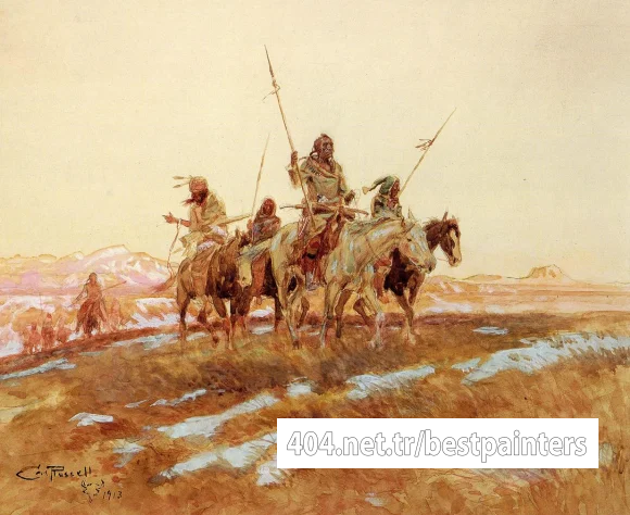 Russell_Charles_Marion_Piegan_Hunting_Party