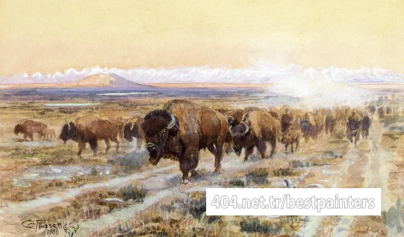 Russell_Charles_Marion_The_Bison_Trail