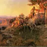 Russell_Charles_Marion_Watching_for_Wagons
