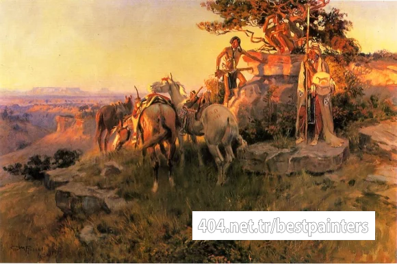 Russell_Charles_Marion_Watching_for_Wagons
