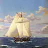 Eckersberg_Christopher_Wilhelm_En_Dansk_Yacht_Passerer_Stevns