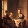 Bail_Joseph_A_Interior_With_Marken_Girls_Knitting