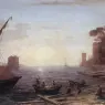A_Seaport_at_Sunrise_WGA