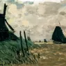 Monet_A_Windmill_Near_Zaandam