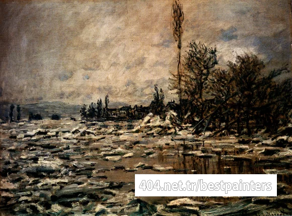 Monet_Break_up_Of_Ice_Lavacourt