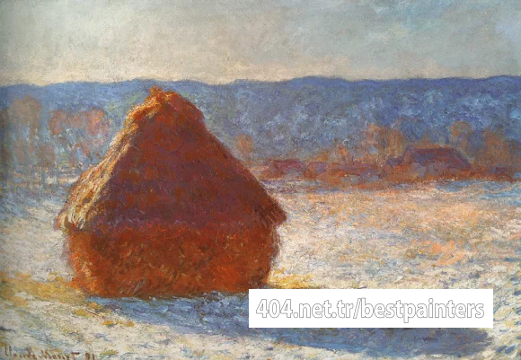 Monet_Claude_Haystack_snow_effect_1891_cat24