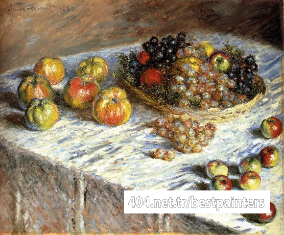 Monet_Claude_Still_Life_Apples_And_Grapes