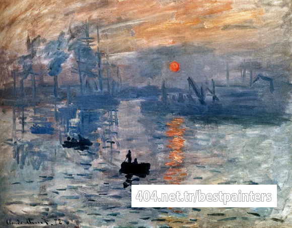 Monet_Impression_Sunrise