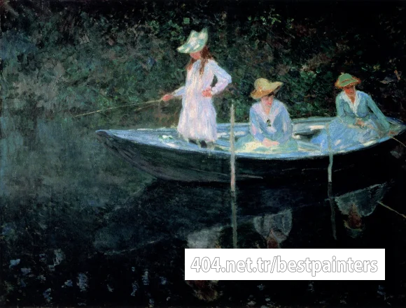 Monet_In_The_Rowing_Boat_1887