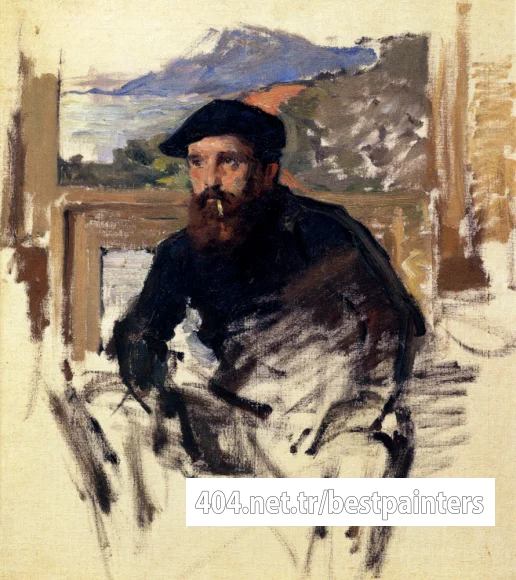 Monet_Self_Portrait_In_His_Atelier