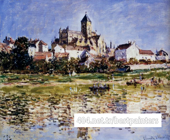 Monet_The_Church_At_Vetheuil_1880