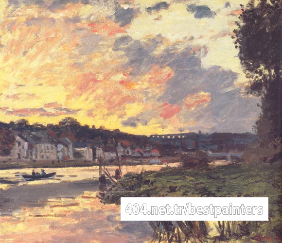 Monet_The_Seine_at_Bougival_in_the_Evening