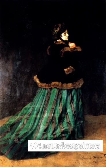 Monet_Woman_In_A_Green_Dress