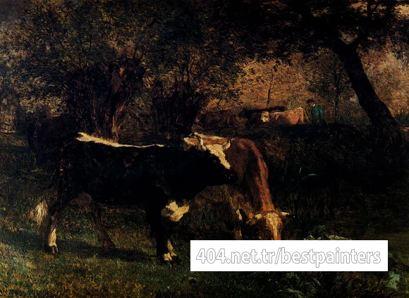 Troyon_Constant_Vaches_A_L_Abreuvoir