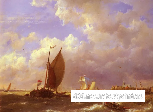 Dommelshuizen_Cornelis_Christiaan_A_Sunlit_Dock