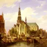 Dommersen_Cornelis_Christian_A_Capriccio_View_Of_Amsterdam