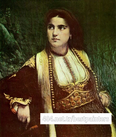 Bukovac_Vlaho_Crnogorka_A_Montenegrin_woman