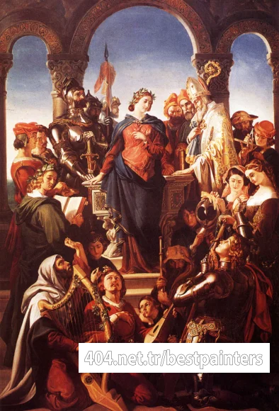 Maclise_Daniel_The_Spirit_Of_Chivalry