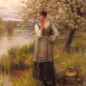Knight_Daniel_Ridgeway_Beneath_The_Apple_Tree